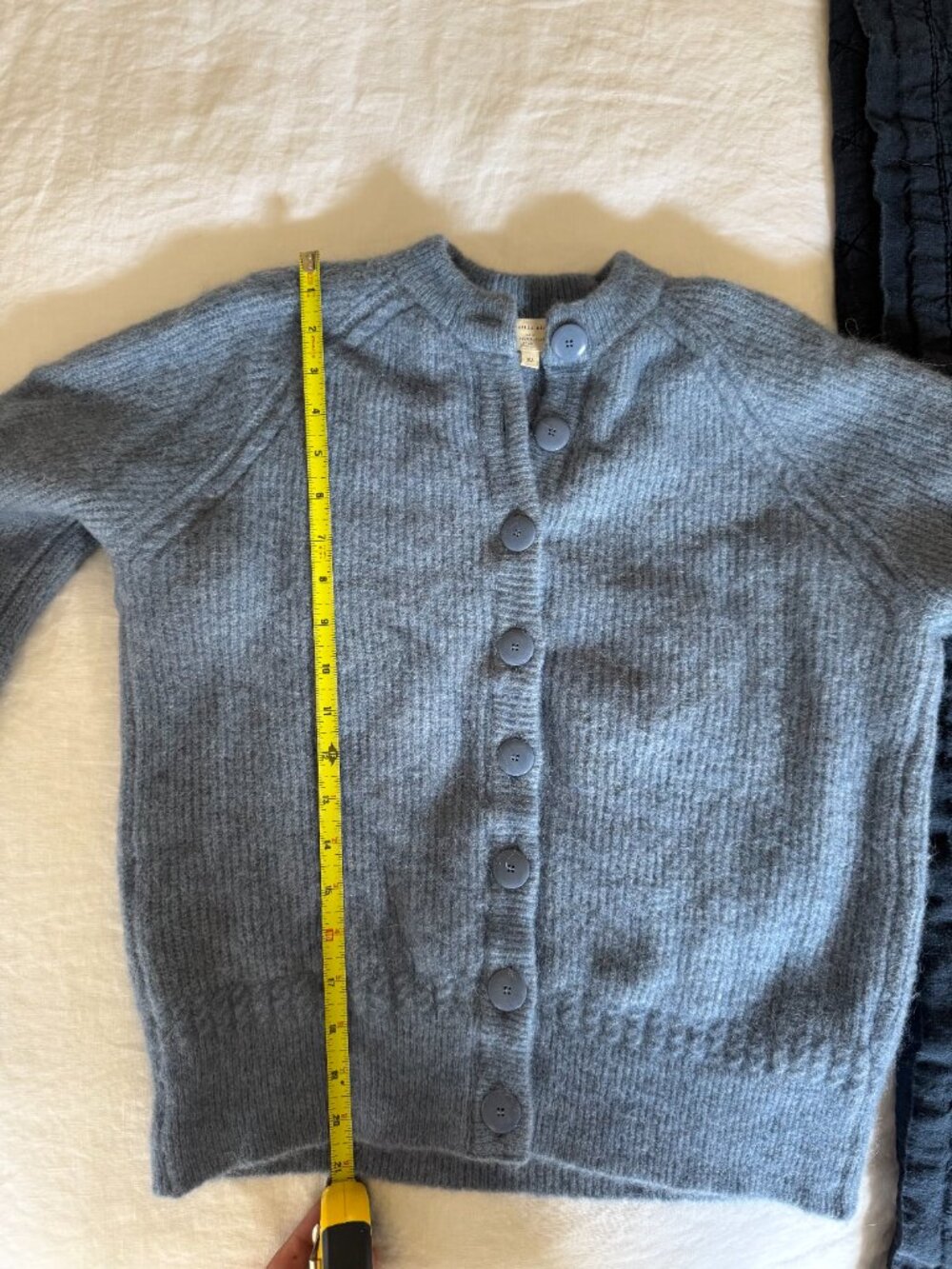Sezane Othello Cardigan Ice Blue - Size XS - Picture 3 of 7